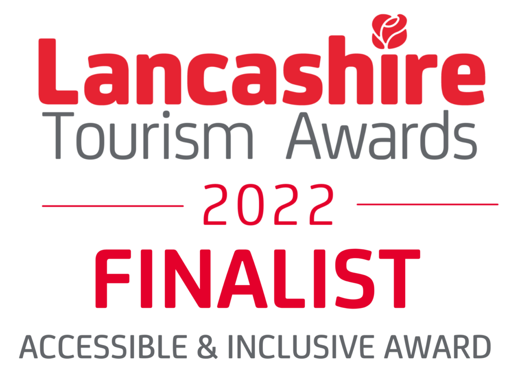 Lancashire Tourism Awards Finalist 2022 logo for Accessible and Inclusive Award