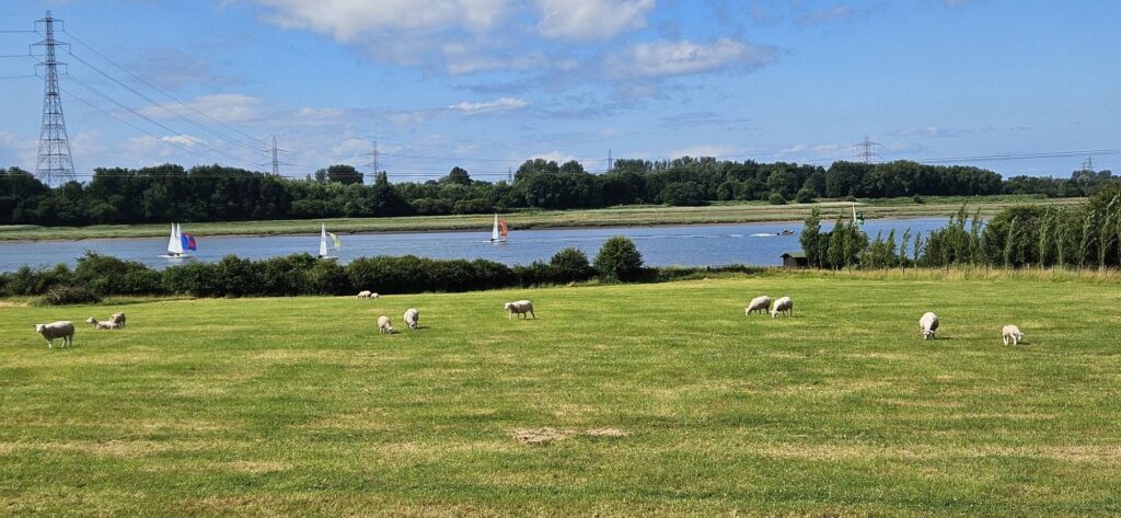 Accommodation with a stunning view of the River Wyre